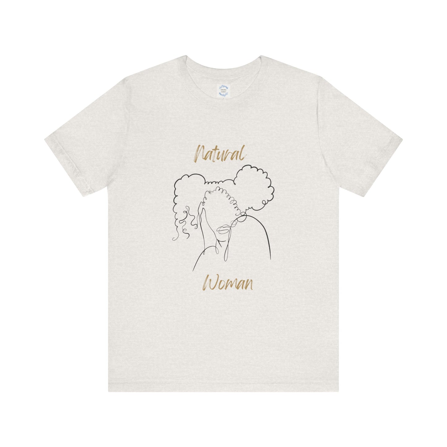 Natural Woman Twin Puffs (BL) Short Sleeve T-Shirt