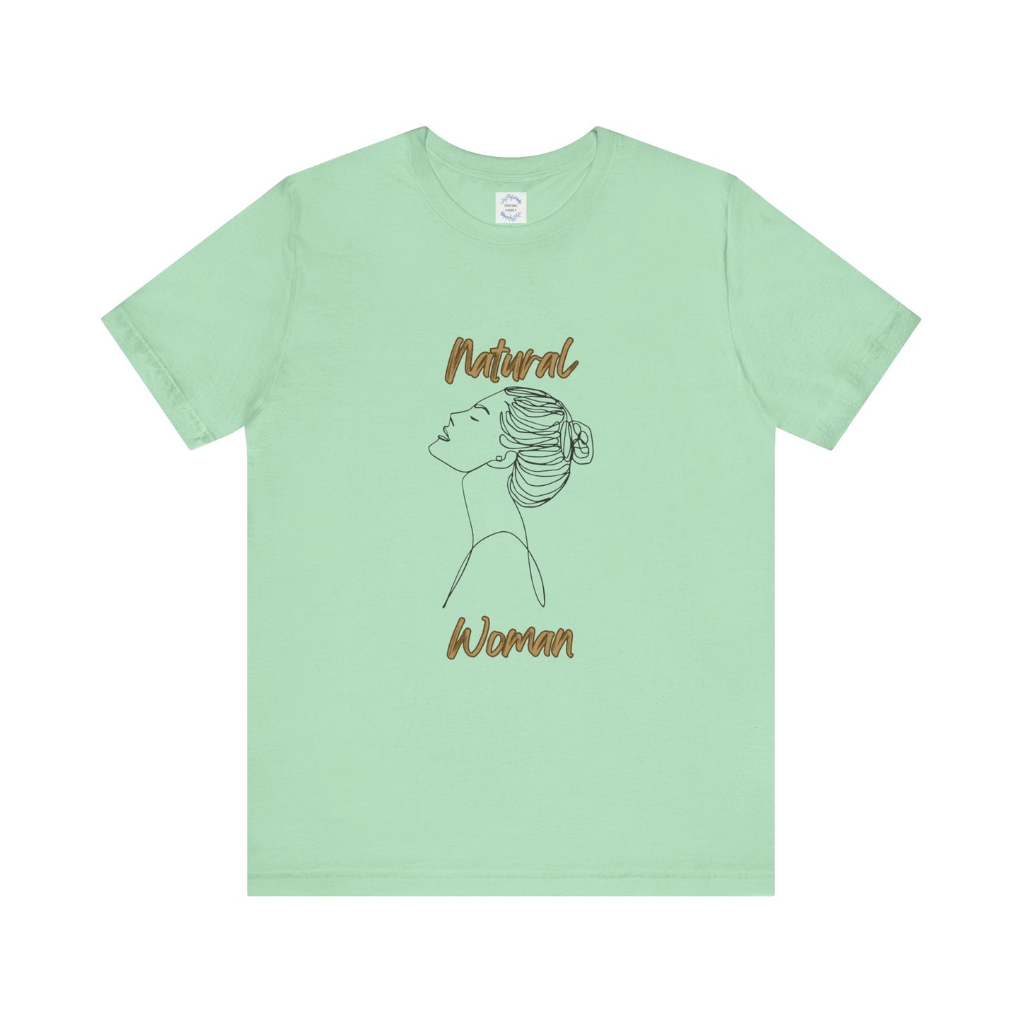 Natural Woman Wet Bun (BL) Short Sleeve T-Shirt