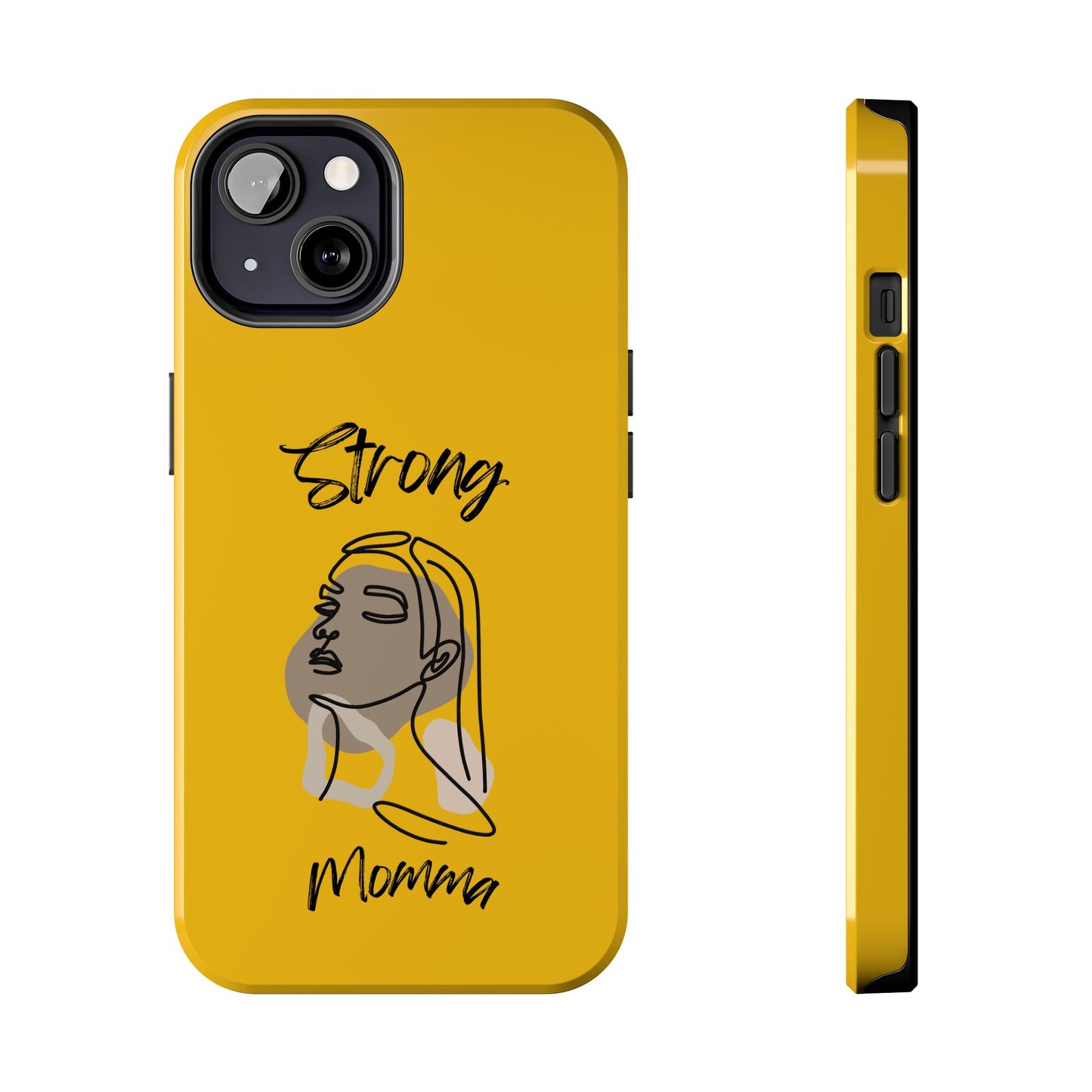 STRONG MOMMA Samsung Galaxy Tough Phone Cases (BL) Yellow