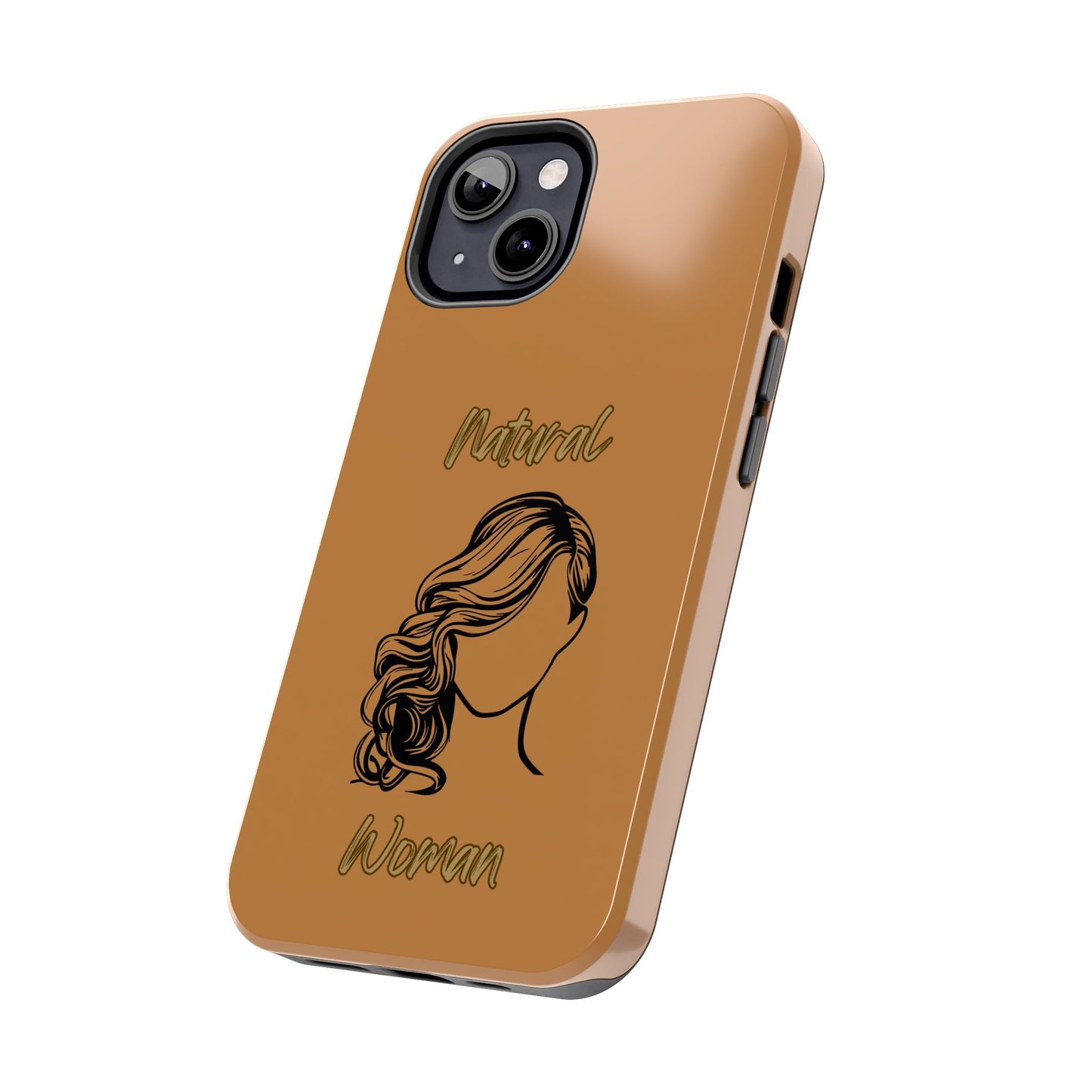 Natural Woman Long Curl (BL)Tough Phone Cases LIGHT BROWN