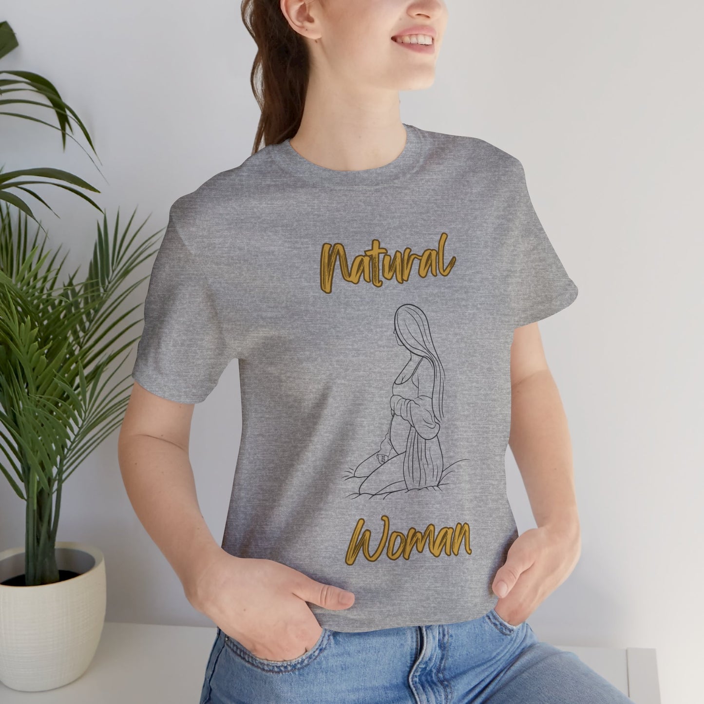 Natural Woman Expecting (BL) Short Sleeve T-Shirt