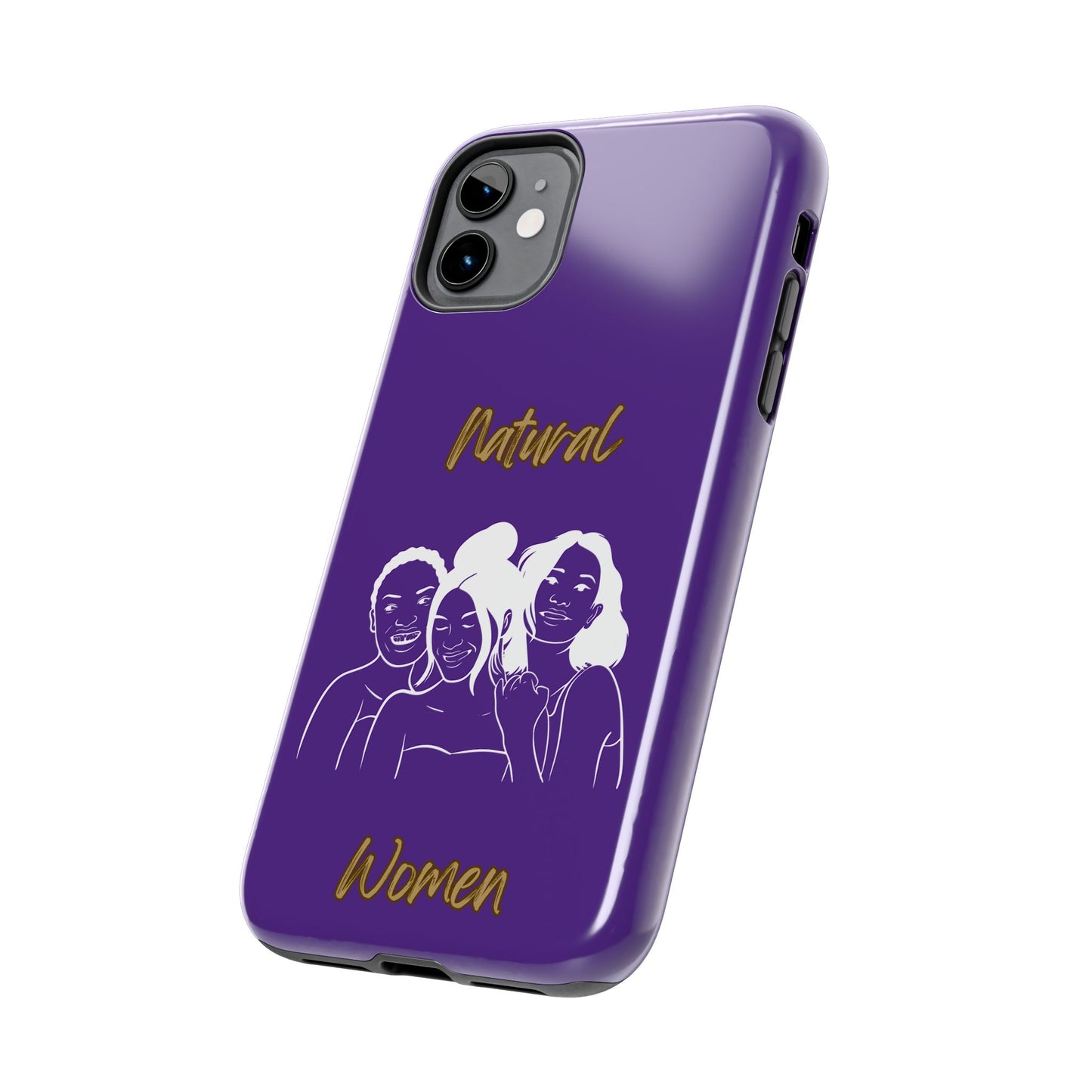 Natural Women Laughing Friends (WL)Tough Phone Cases PURPLE