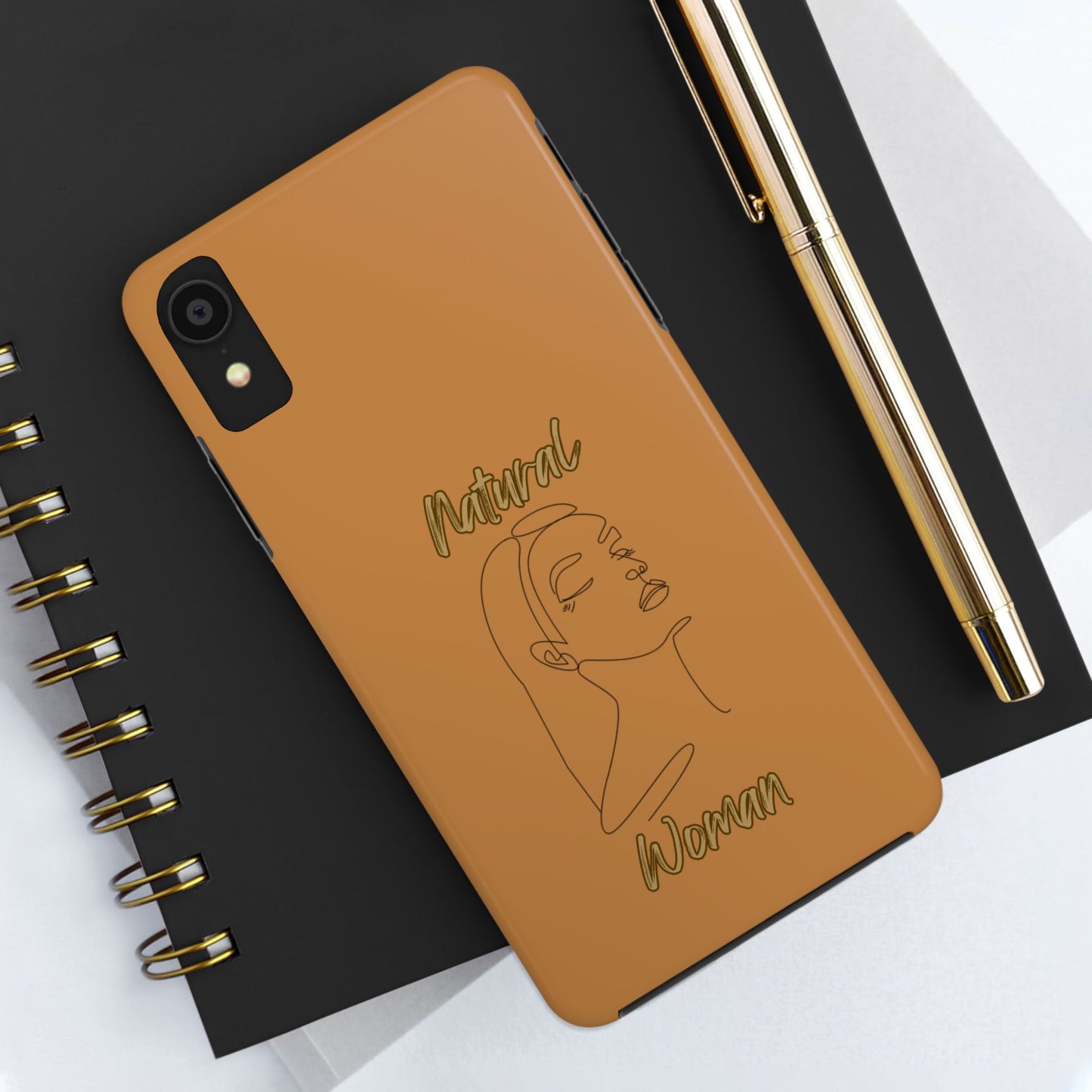 Natural Woman Calm (BL) Tough Phone Cases LIGHT BROWN
