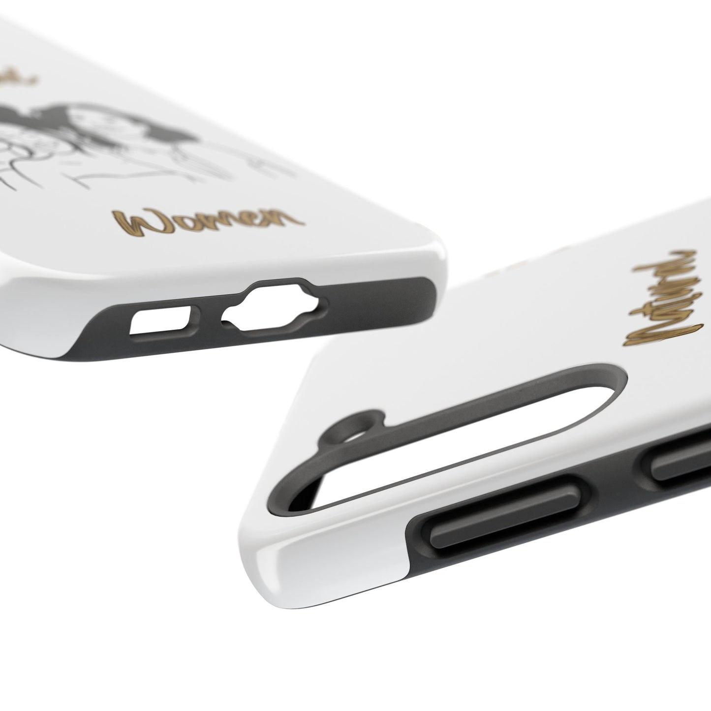 Natural Women Laughing Friends (BL)Tough Phone Cases WHITE