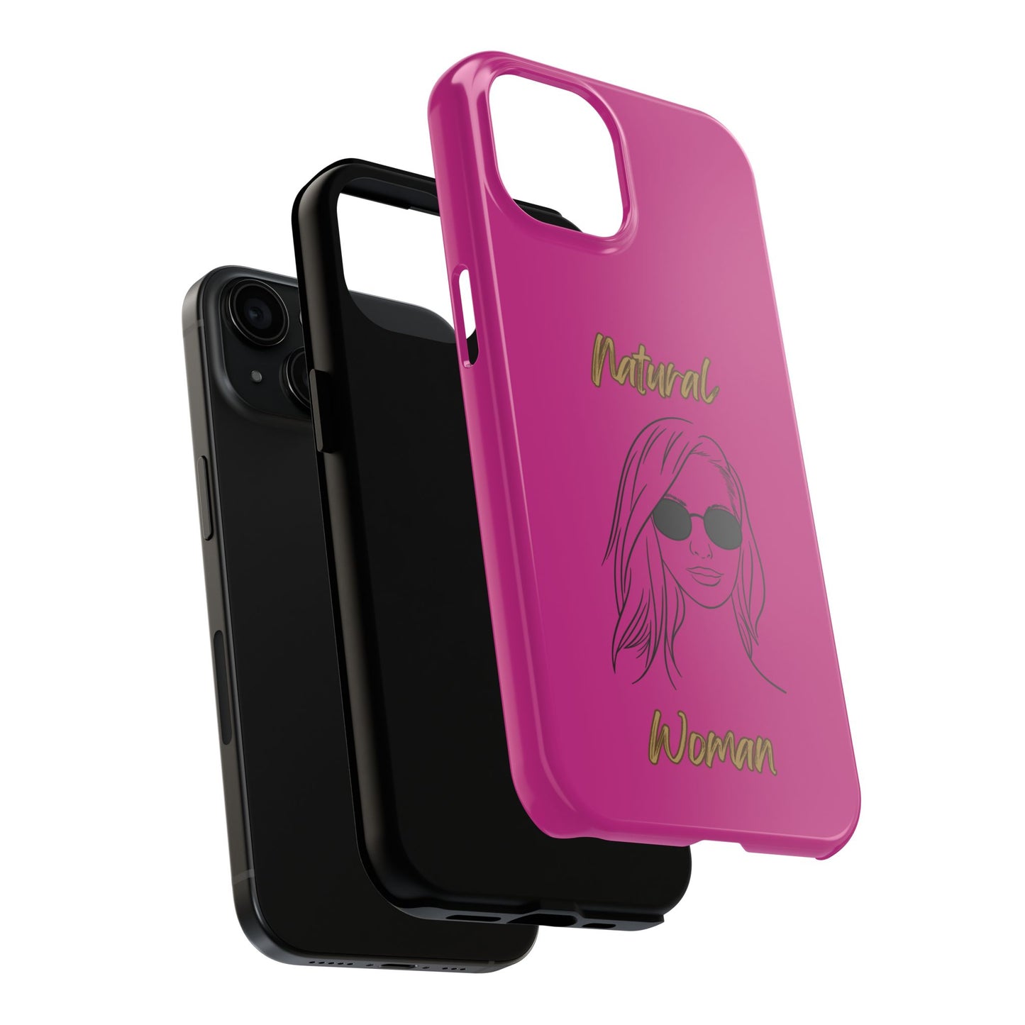Natural Woman Shades (BL)Tough Phone Cases PINK