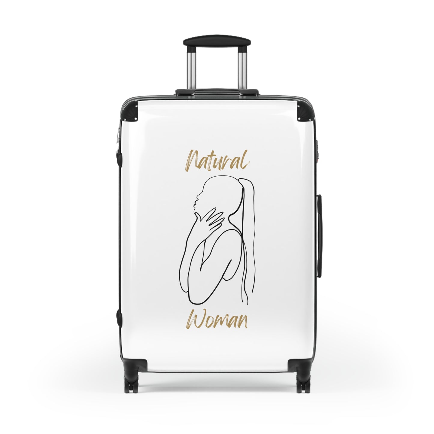Natural Woman Ponytail (BL) Suitcase WHITE