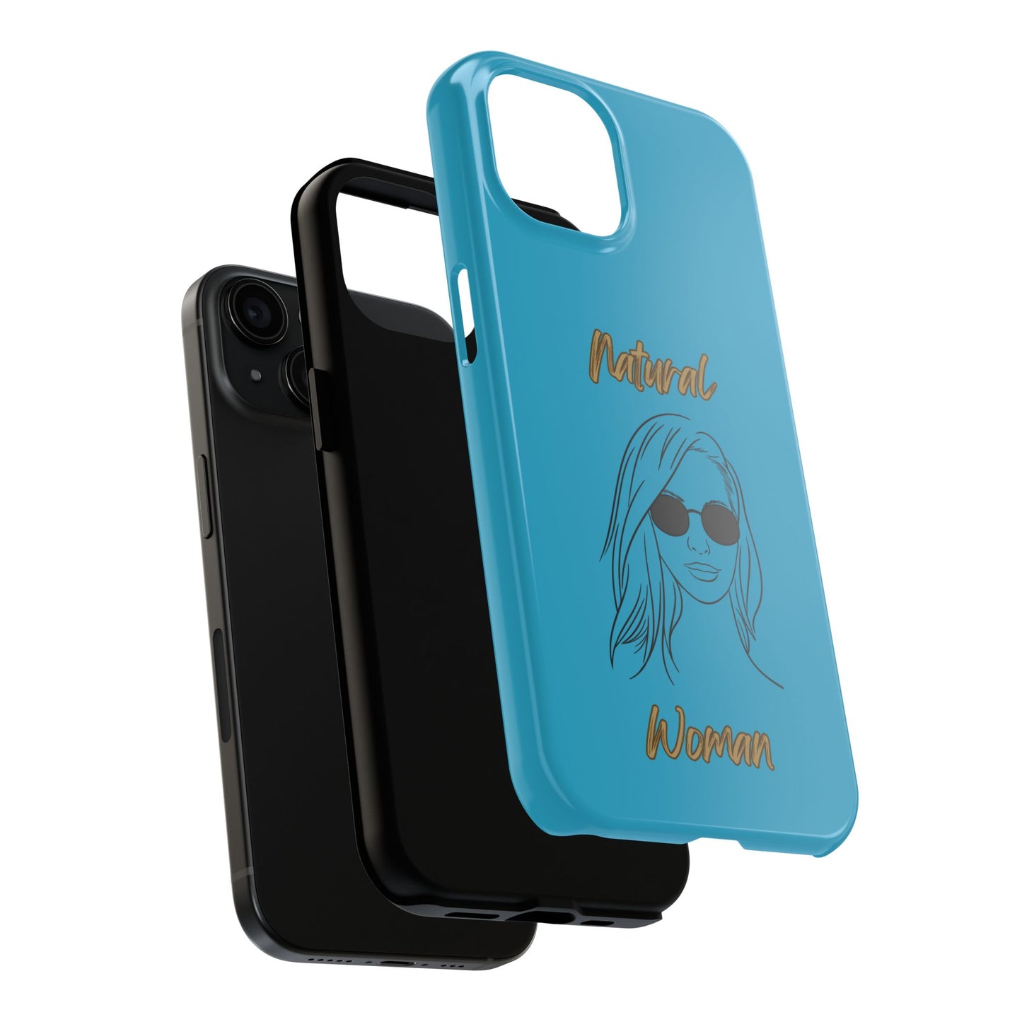 Natural Woman Shades (BL)Tough Phone Cases TURQUOISE