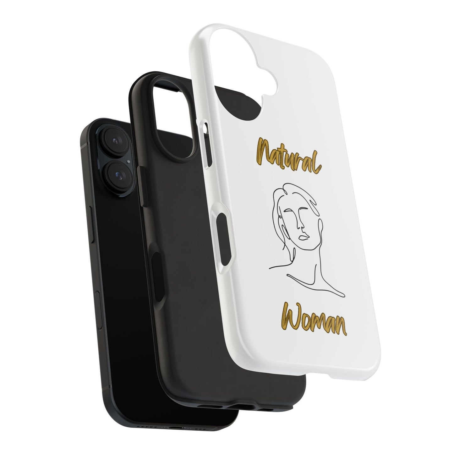Natural Woman Hello (BL)Tough Phone Cases WHITE