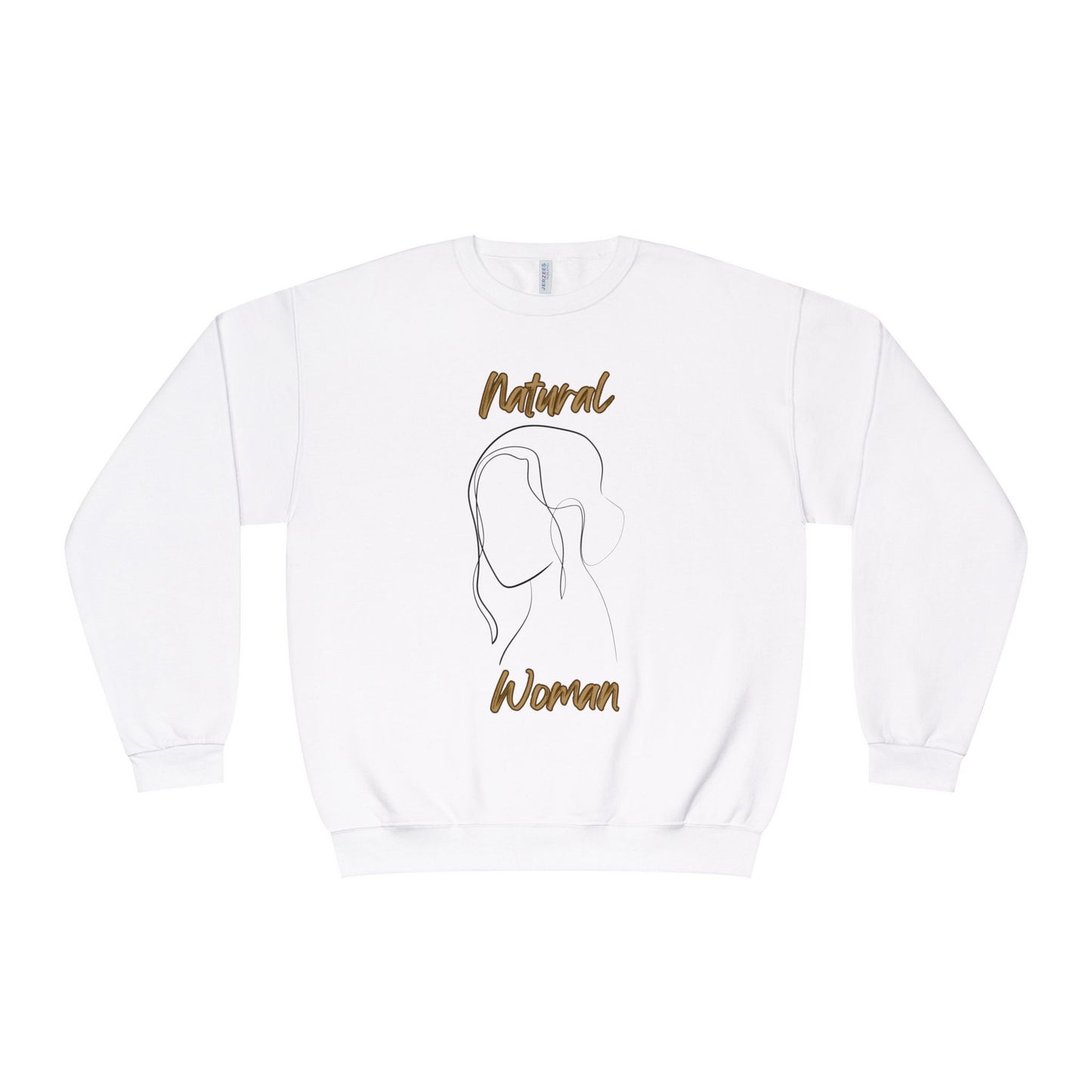 Natural Woman Hanging hair (BL) Crewneck Sweatshirt