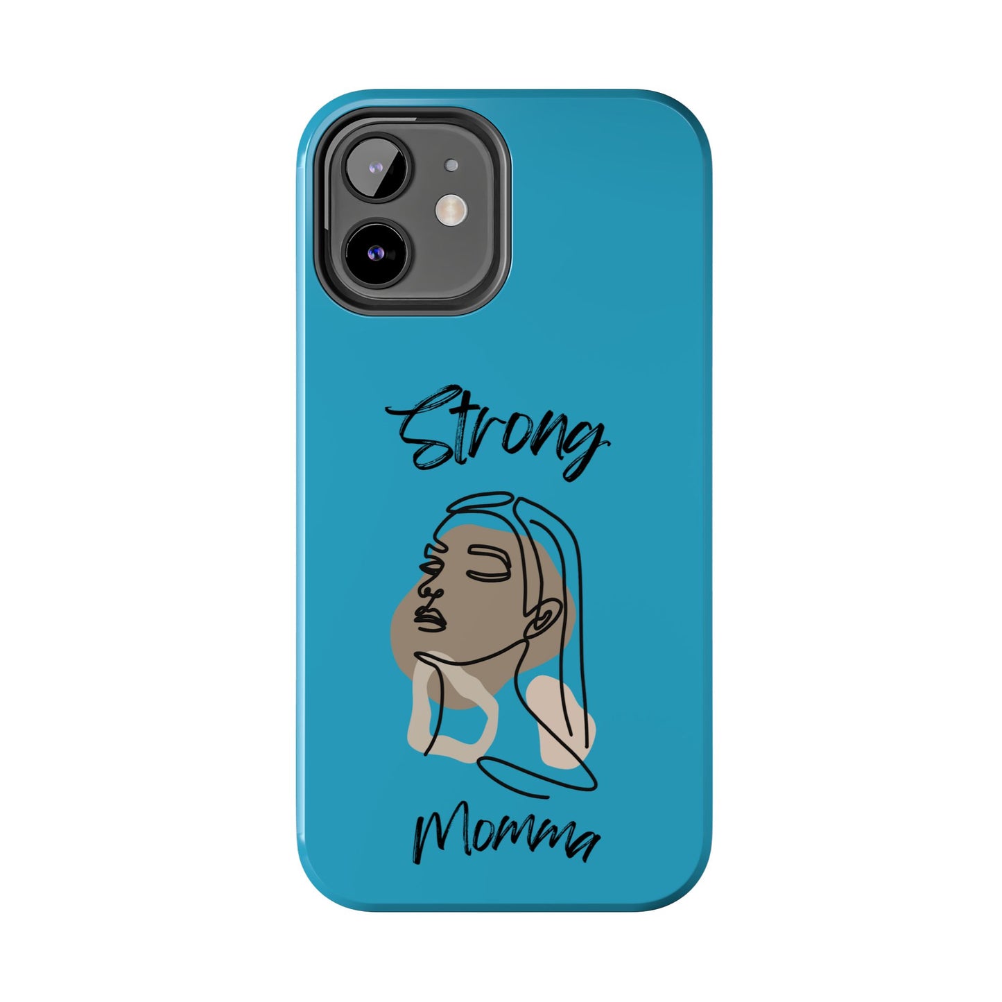 STRONG MOMMA Samsung Galaxy Tough Phone Cases (BL) Turquoise