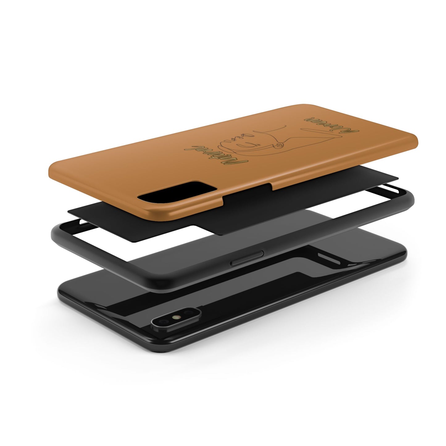 Natural Woman Calm (BL) Tough Phone Cases LIGHT BROWN