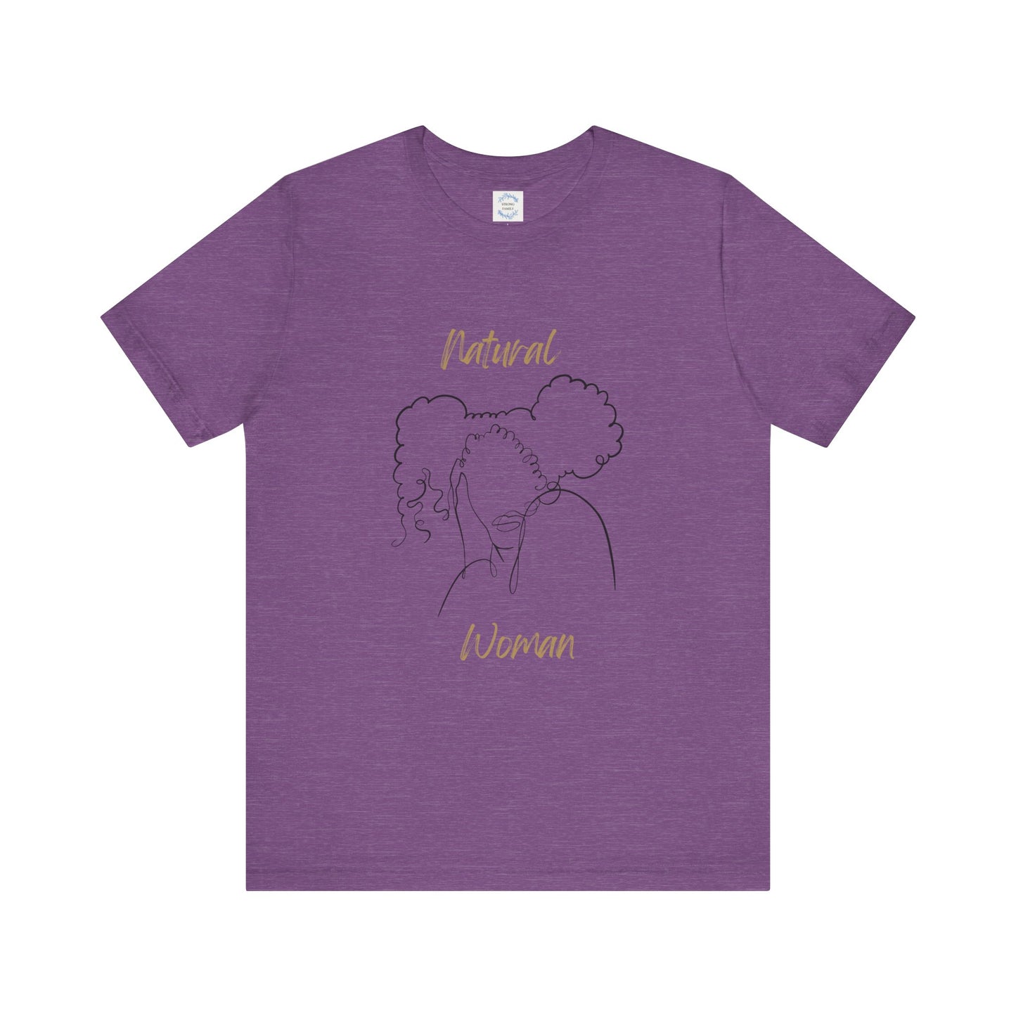 Natural Woman Twin Puffs (BL) Short Sleeve T-Shirt