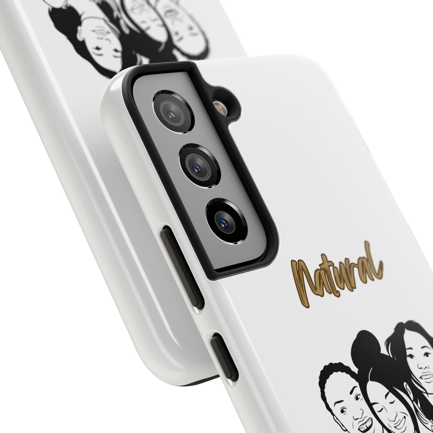 Natural Women Laughing Friends (BL)Tough Phone Cases WHITE