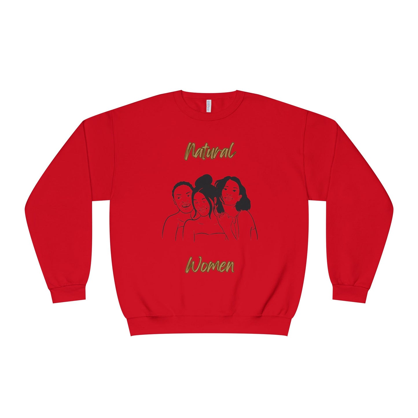 Natural Woman Laughing Friends (BL) Crewneck Sweatshirt