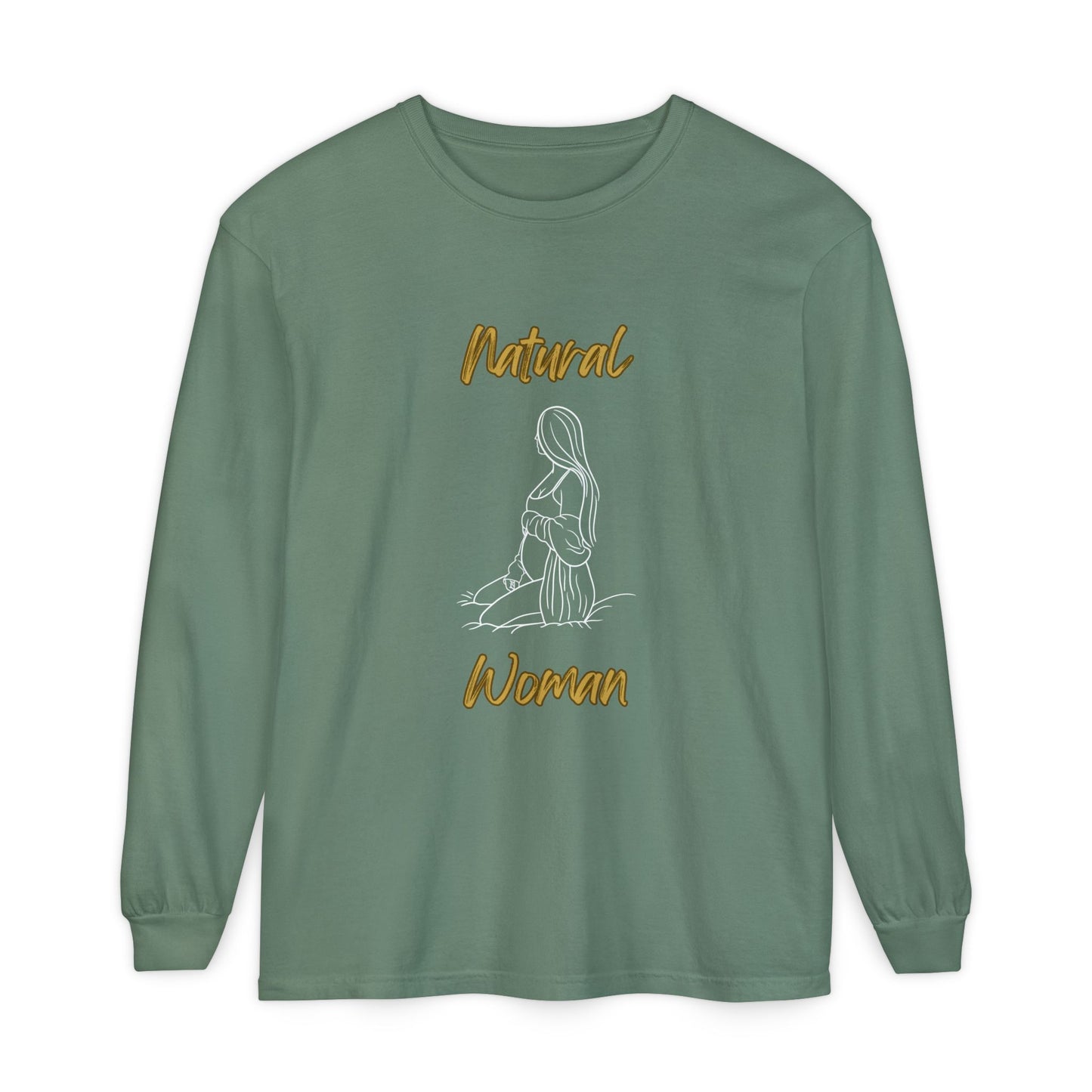 Natural Woman Expecting (WL) Long Sleeve T-Shirt