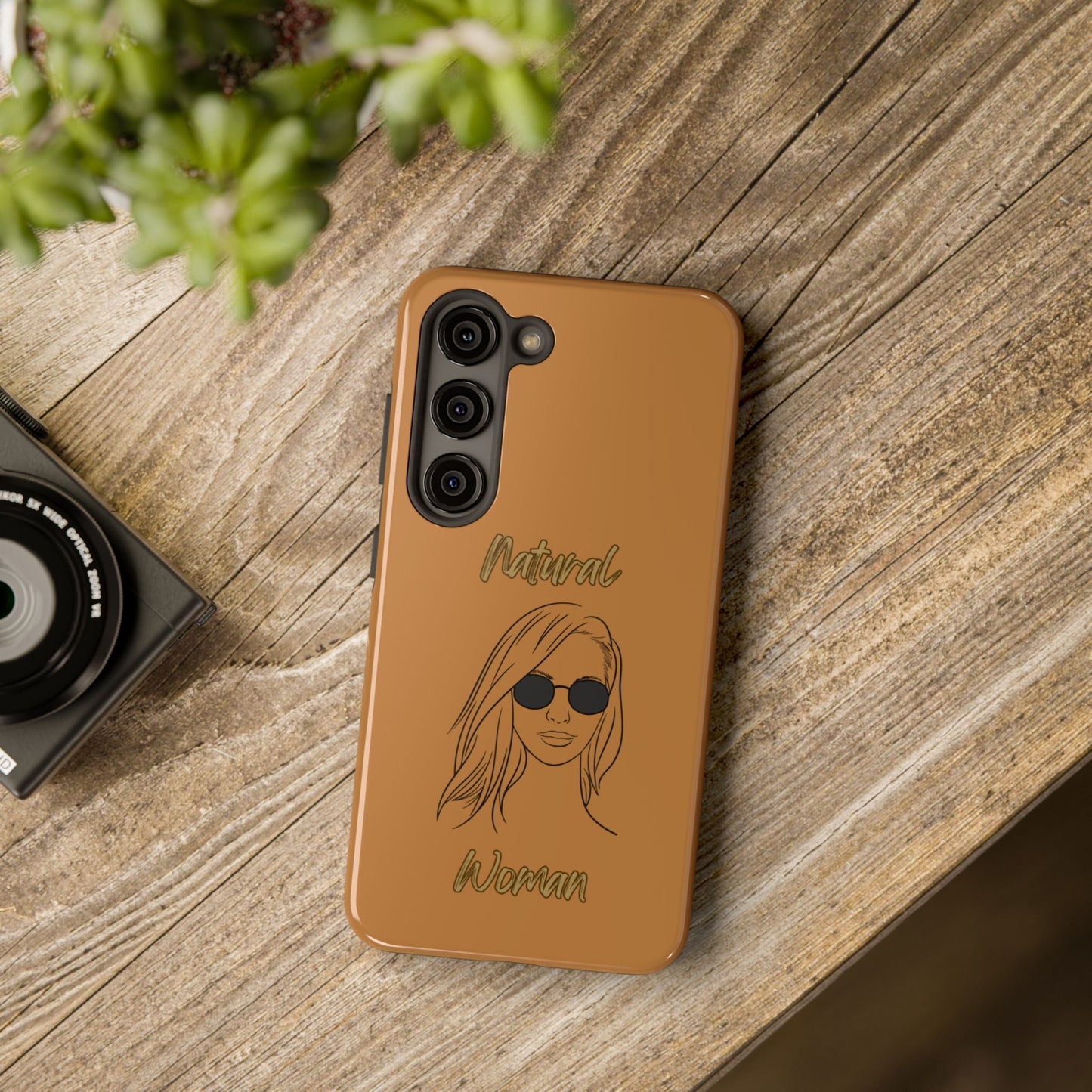 Natural Woman Shades (BL)Tough Phone Cases LIGHT BROWN