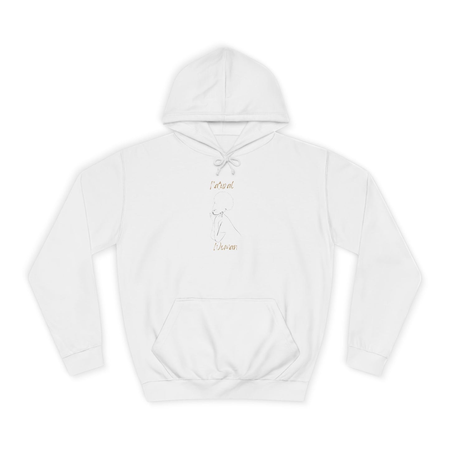 Natural Woman Cute Afro (BL) Hoodie