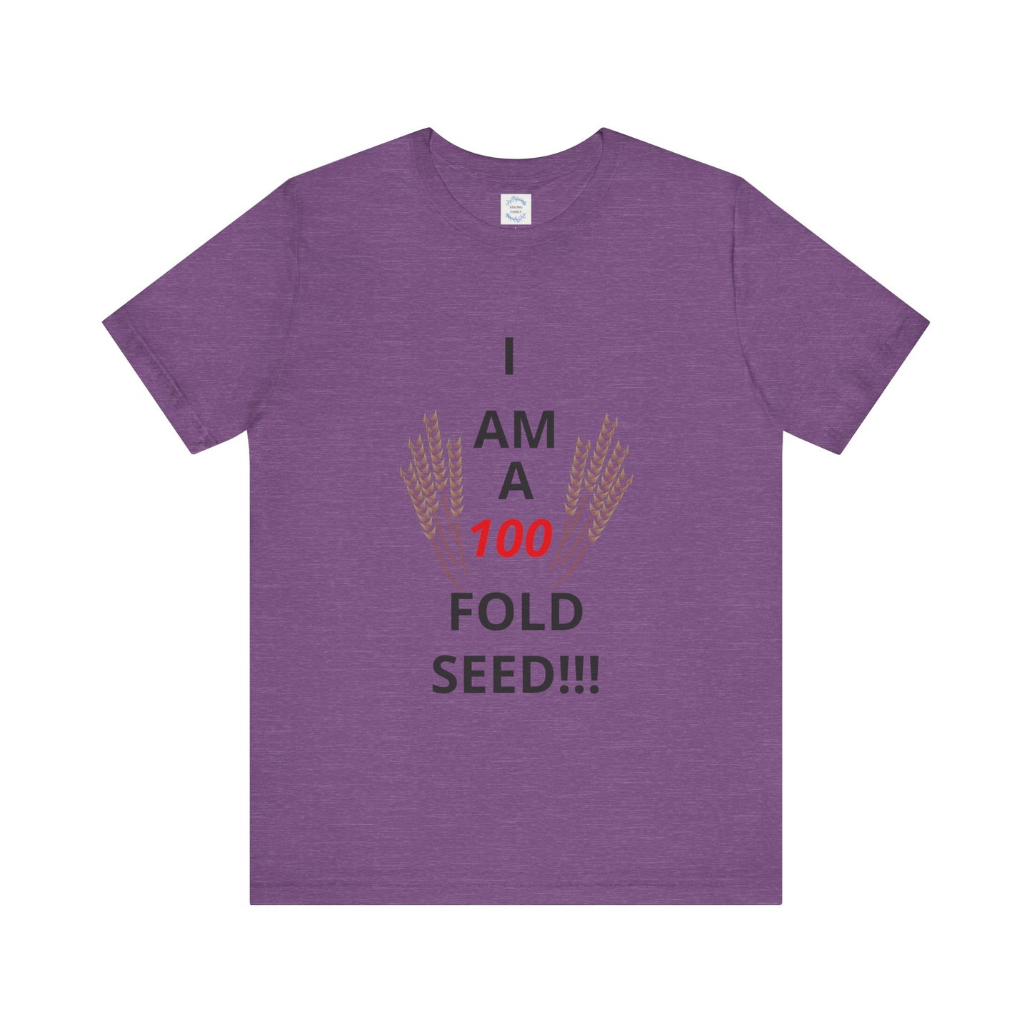 100 Fold Seed (BL)Unisex Jersey Short Sleeve T-Shirt