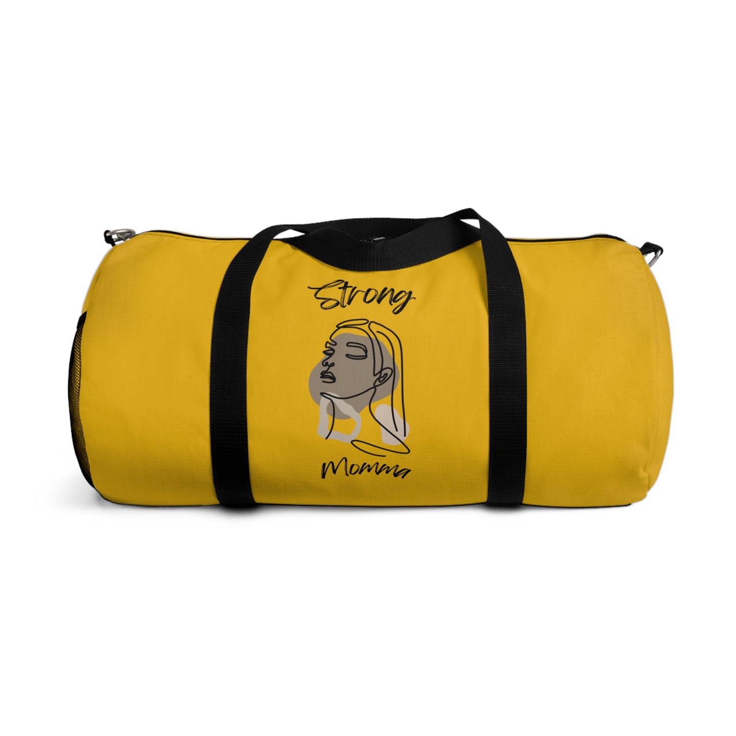 Strong Momma (BL) Duffel Bag YELLOW