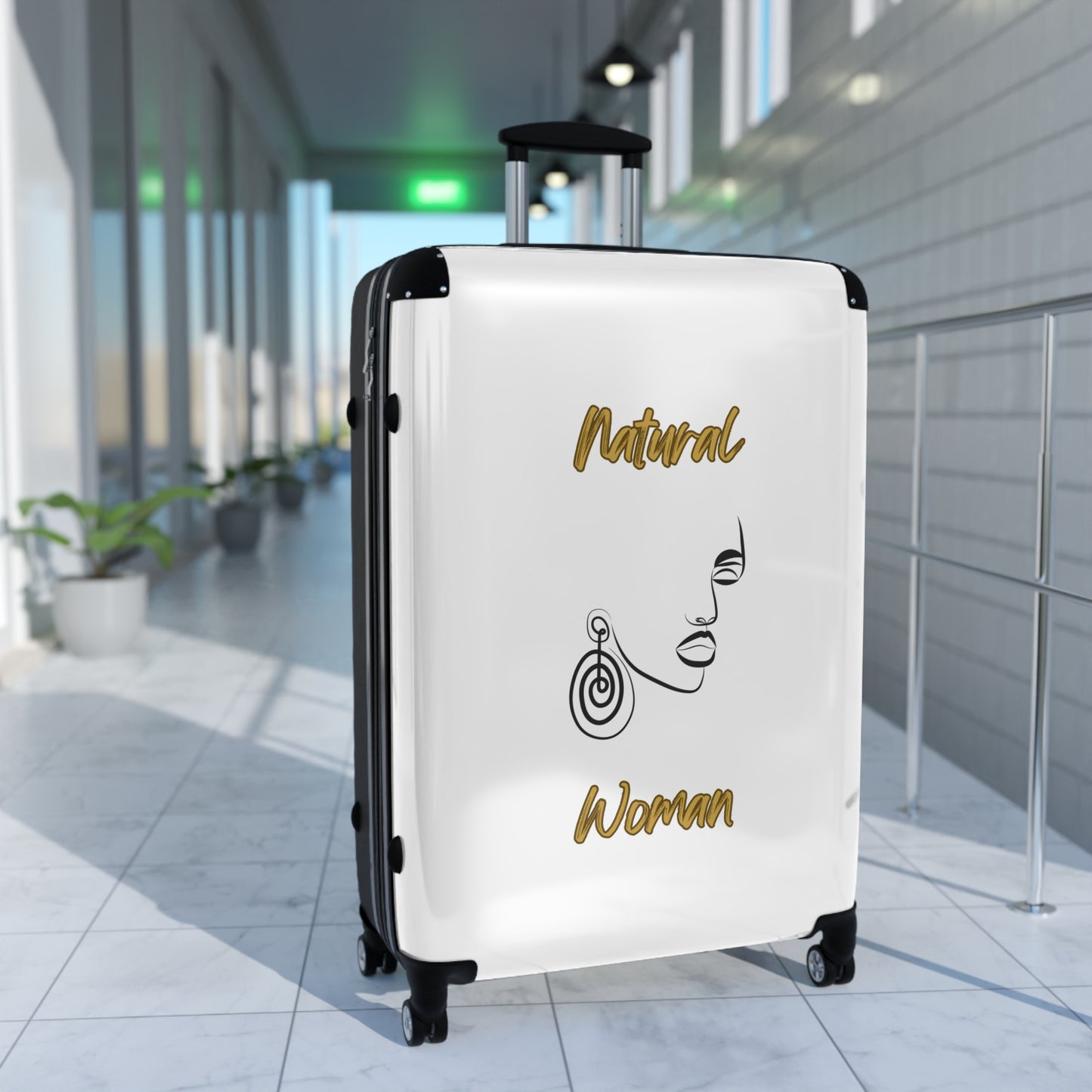 Natural Woman Music In My Soul (BL) Suitcase WHITE