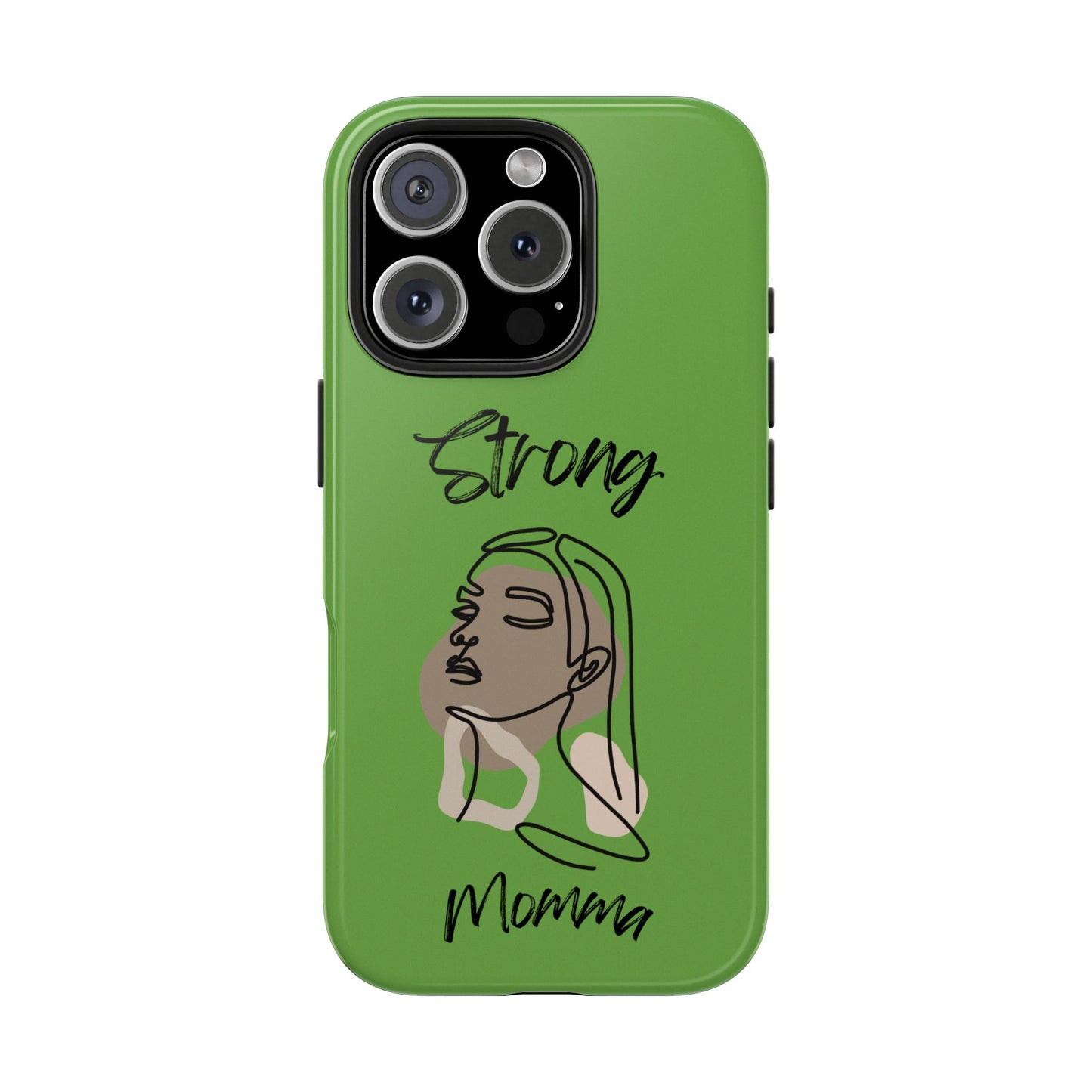 STRONG MOMMA Samsung Galaxy Tough Phone Cases (BL) Green