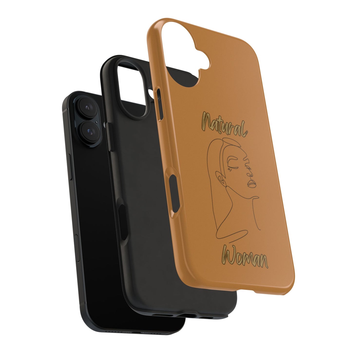 Natural Woman Calm (BL) Tough Phone Cases LIGHT BROWN