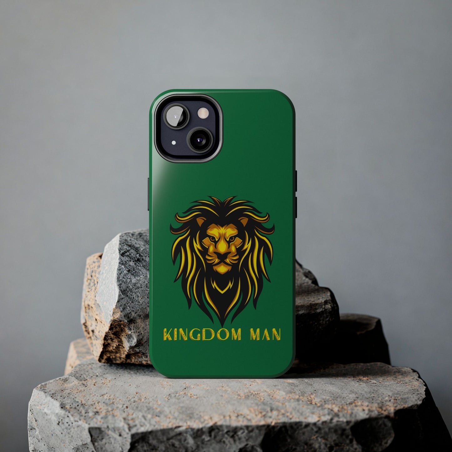 Kingdom Man (Gold Label) Tough Phone Case DARK GREEN