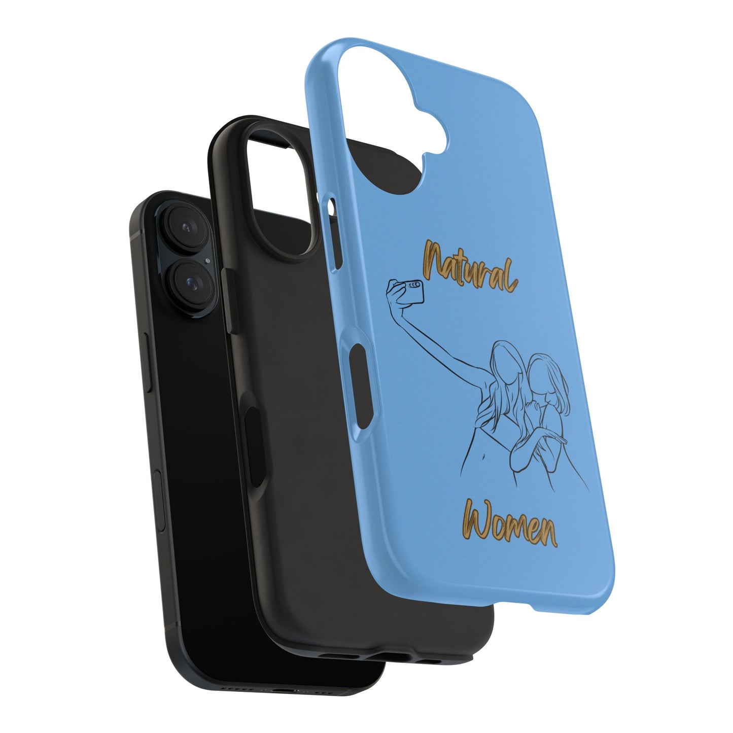 Natural Woman Friends Selfie (BL)Tough Phone Cases LIGHT BLUE
