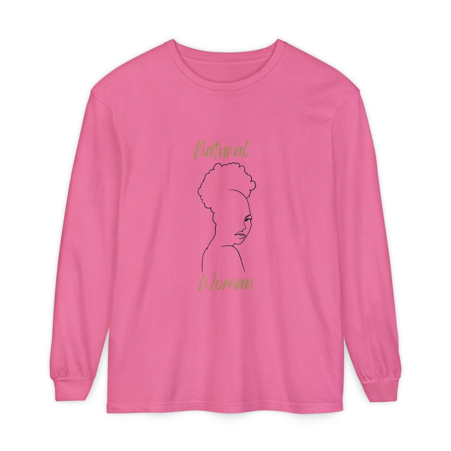 Natural Woman Twist Afro (BL) Long Sleeve T-Shirt
