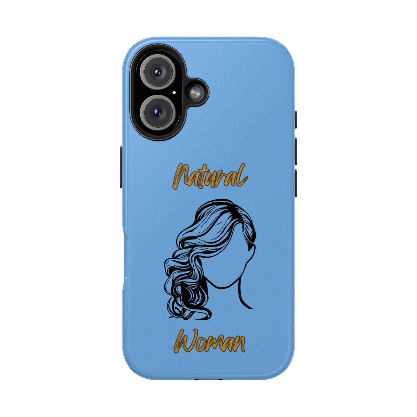 Natural Woman Long Curl (BL)Tough Phone Cases LIGHT BLUE