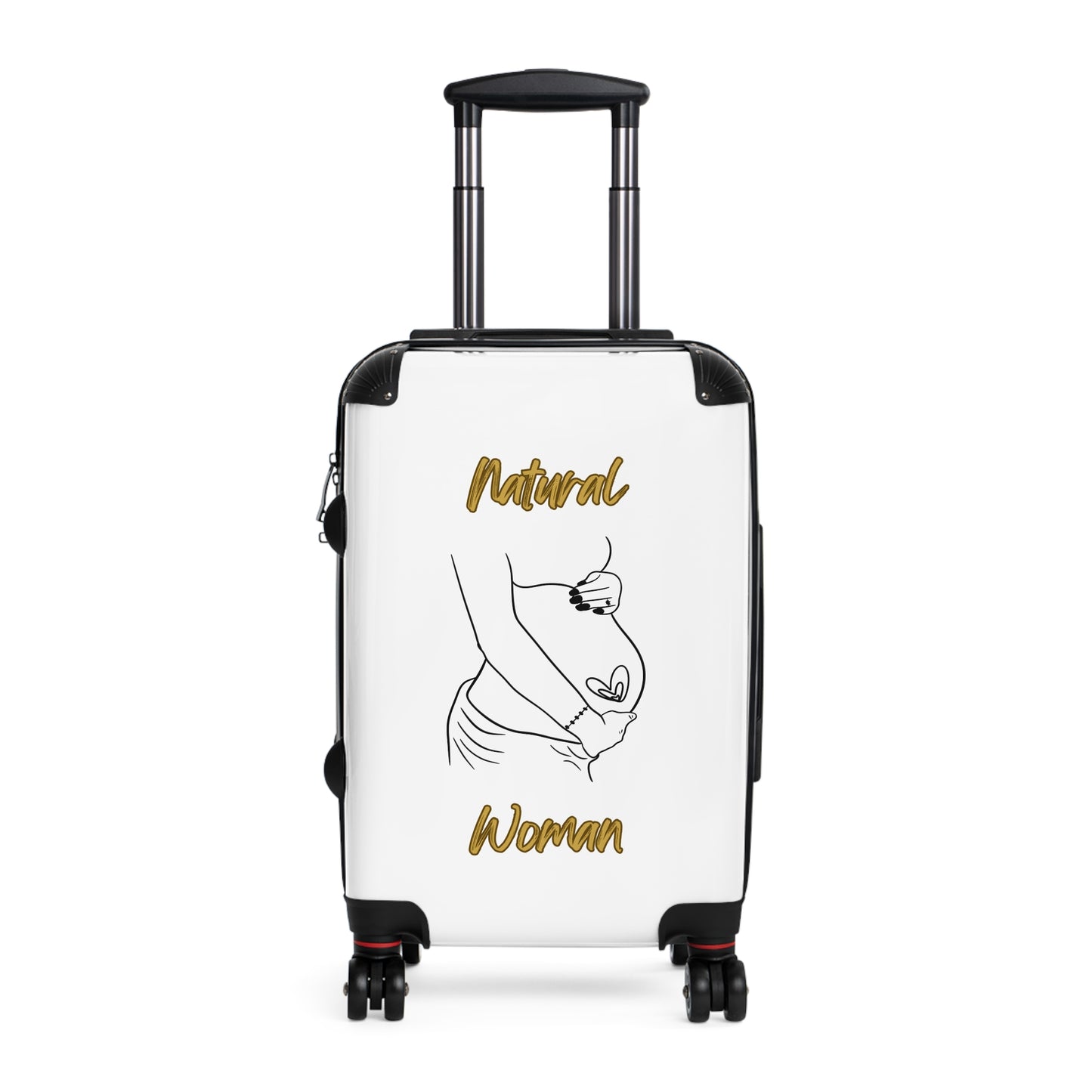 Natural Woman Loved In & Out (BL) Suitcase WHITE