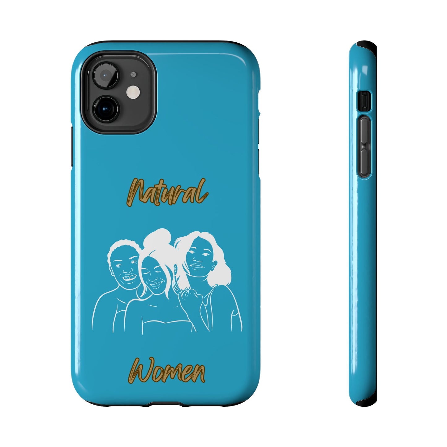 Natural Women Laughing Friends (WL)Tough Phone Cases TURQUOISE