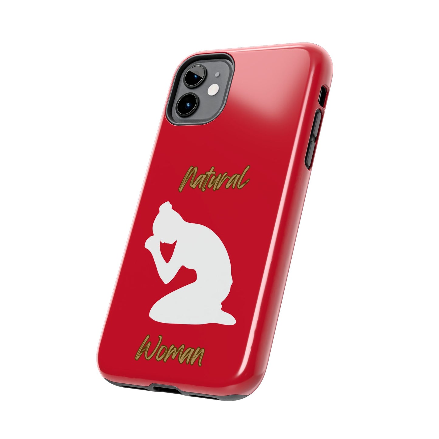 Natural Woman Pray (WL) Tough Phone Cases DARK RED