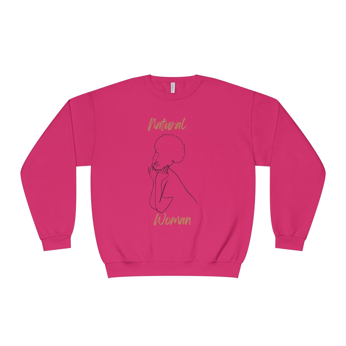 Natural Woman Cute Afro (BL) Crewneck Sweatshirt