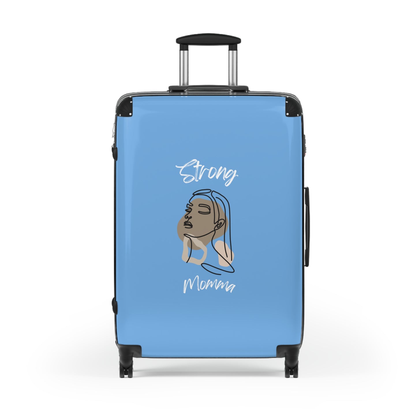 Strong Momma (WL) Luggage Bags LIGHT BLUE
