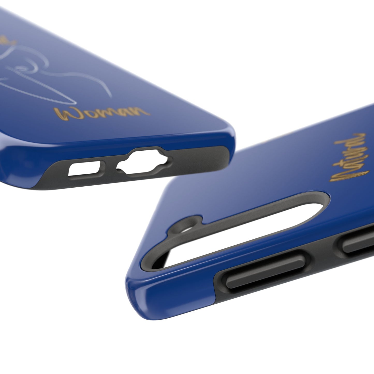 Natural Woman Sun Hat (WL) Tough Phone Cases DARK BLUE