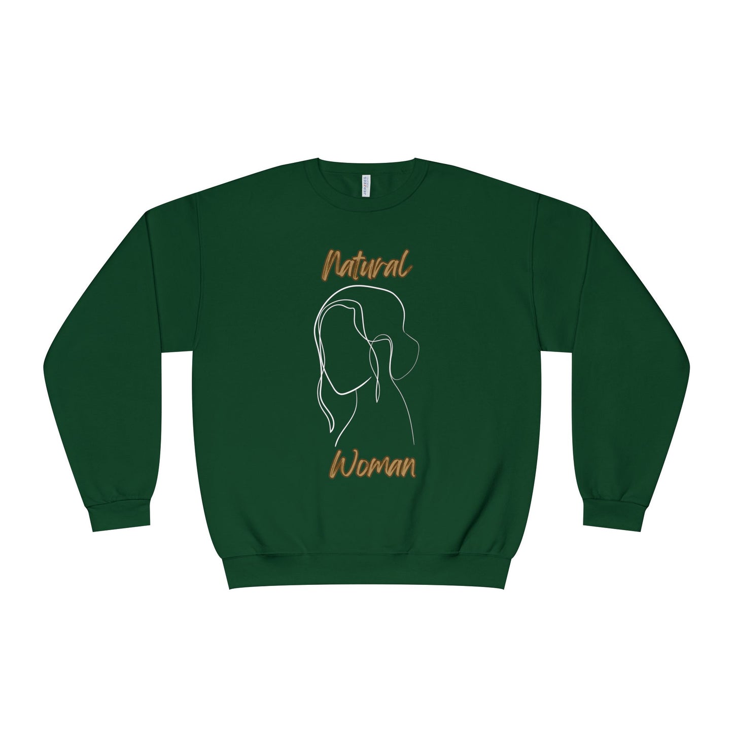 Natural Woman Hanging Hair (WL) Crewneck Sweatshirt
