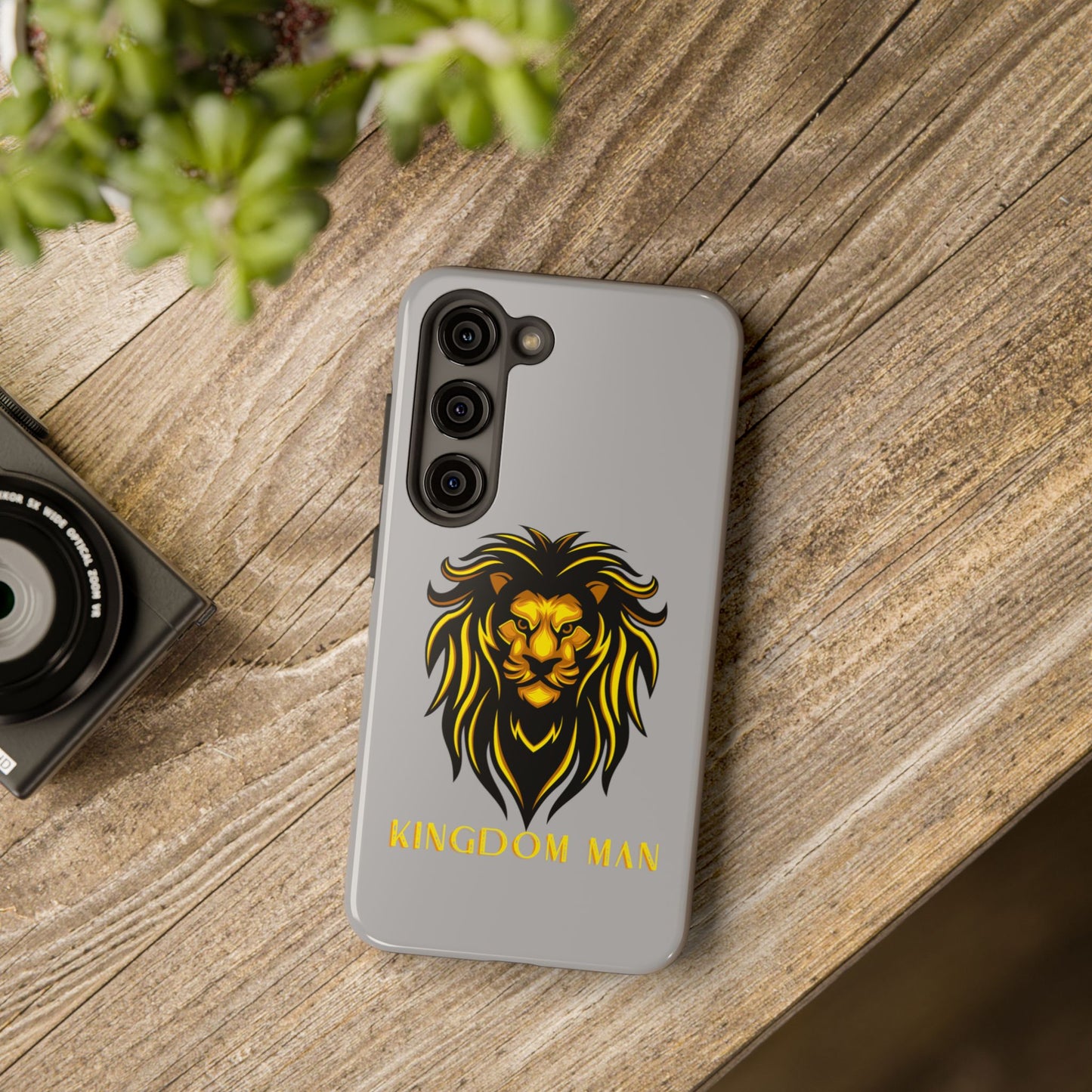 KIngdom Man (Gold Label) Tough Phone Cases LIGHT GREY