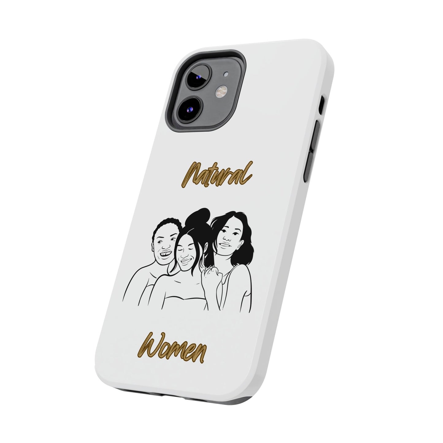 Natural Women Laughing Friends (BL)Tough Phone Cases WHITE