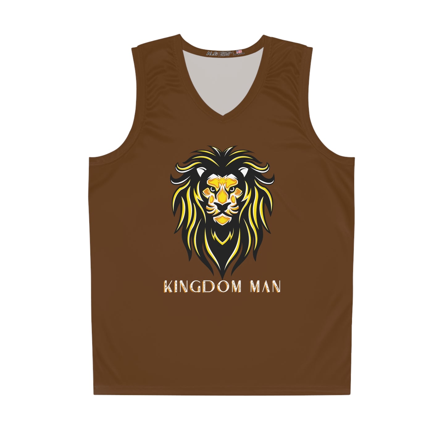 Kingdom Man (Gold) Basketball Jersey BROWN