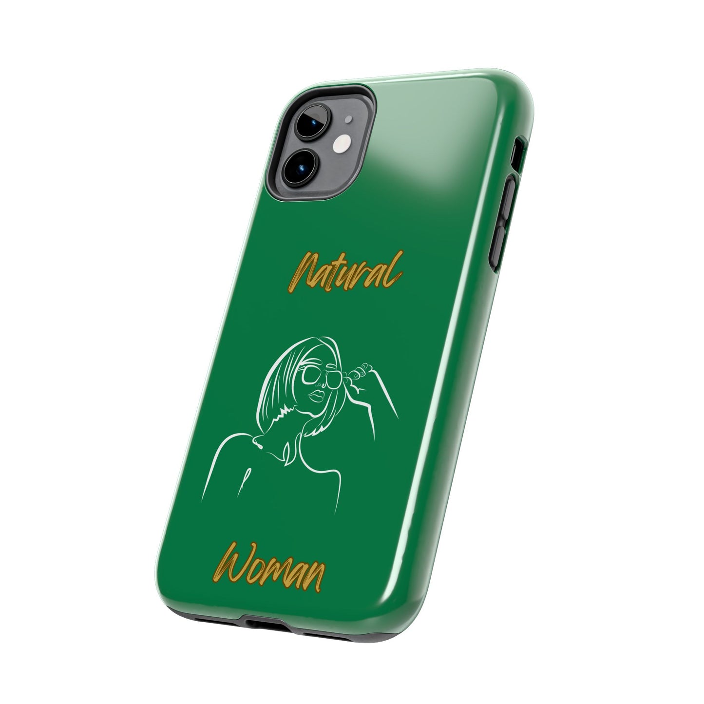 Natural Woman Bright Future (WL)Tough Phone Cases DARK GREEN