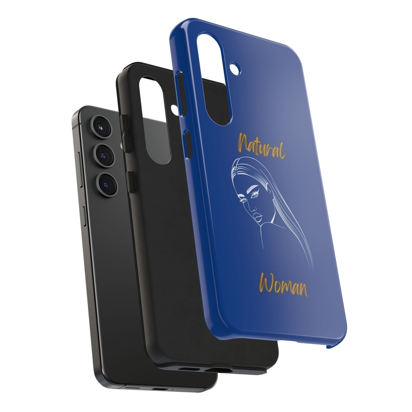 Natural Woman The Stare (WL)Tough Phone Cases DARK BLUE