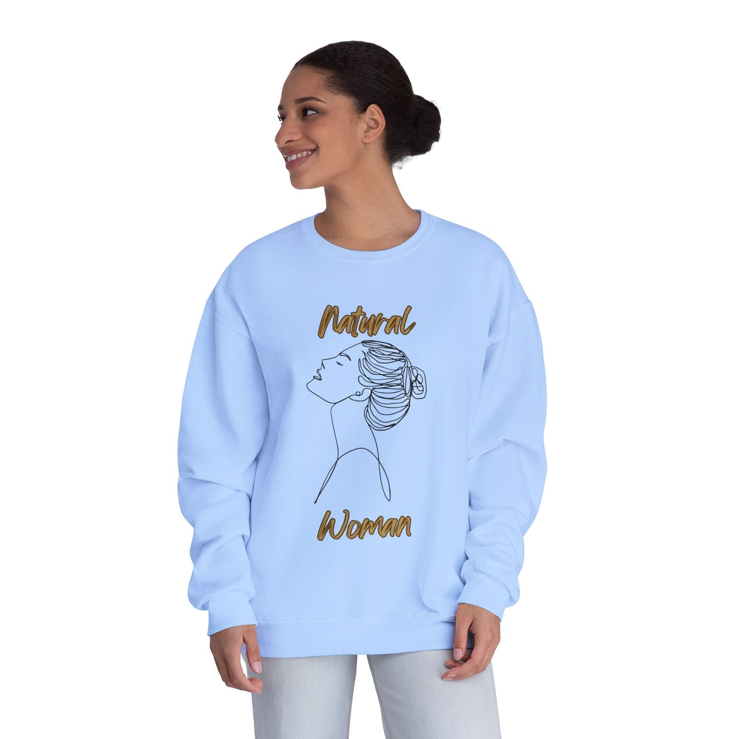Natural Woman Wet Bun (BL) Crewneck Sweatshirt
