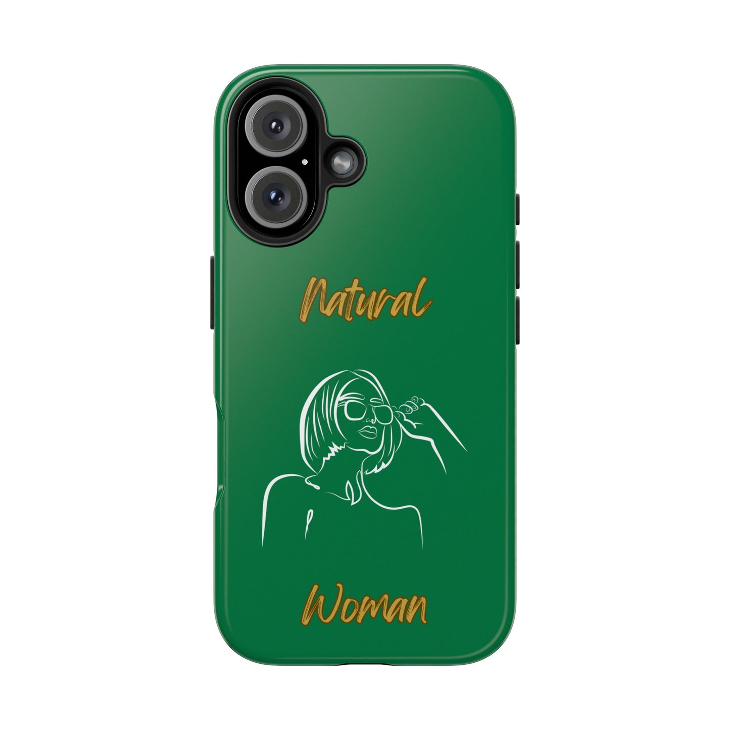 Natural Woman Bright Future (WL)Tough Phone Cases DARK GREEN