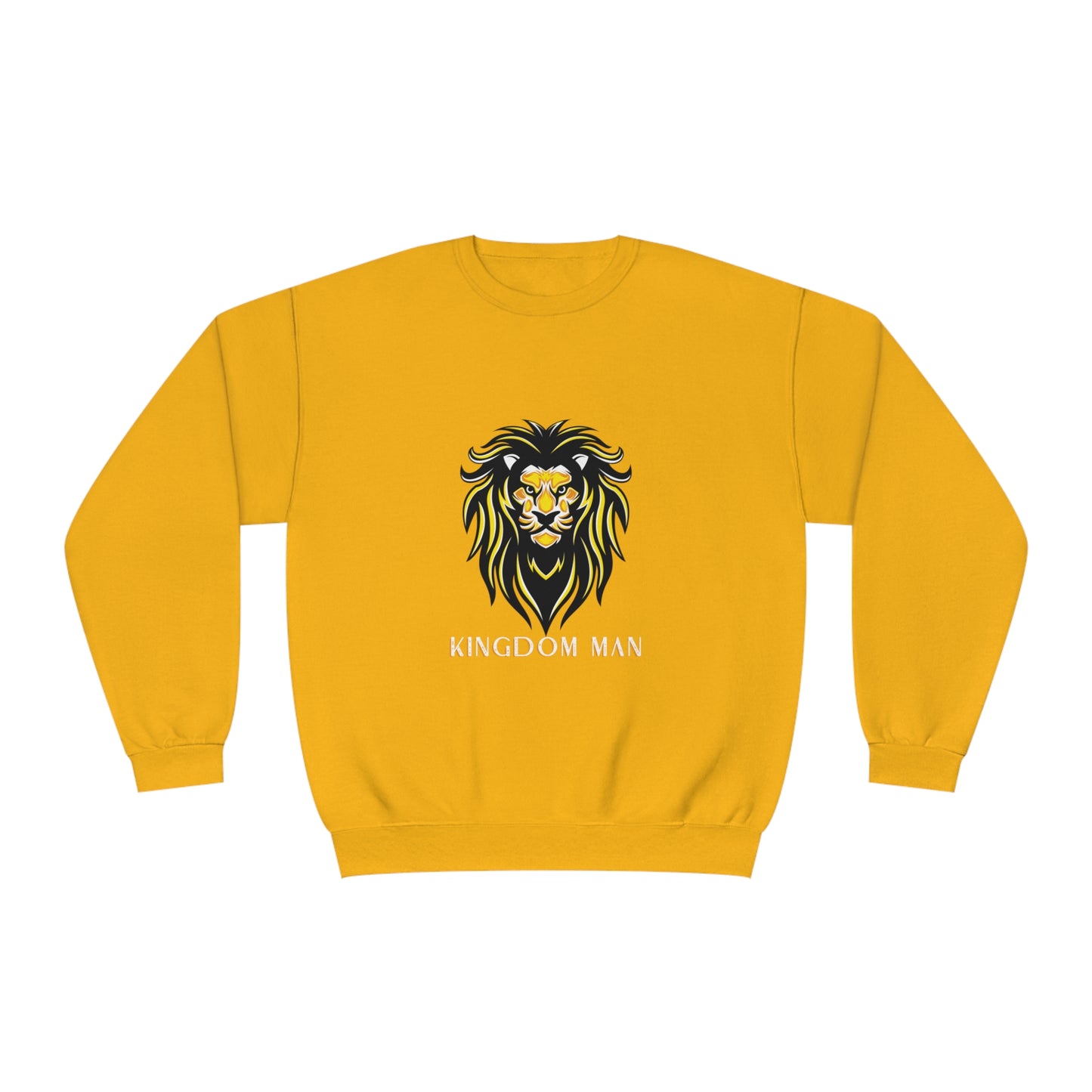 Kingdom Man (White/Gold) Crewneck Sweatshirt