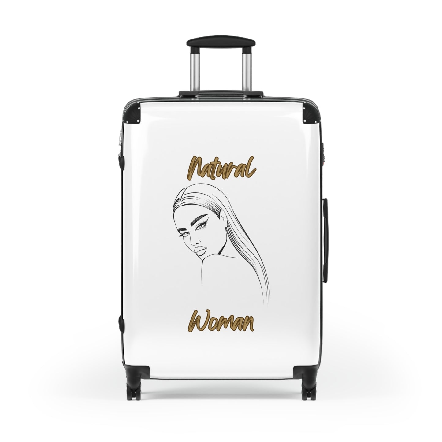 Natural Woman The Stare (BL) Suitcase WHITE