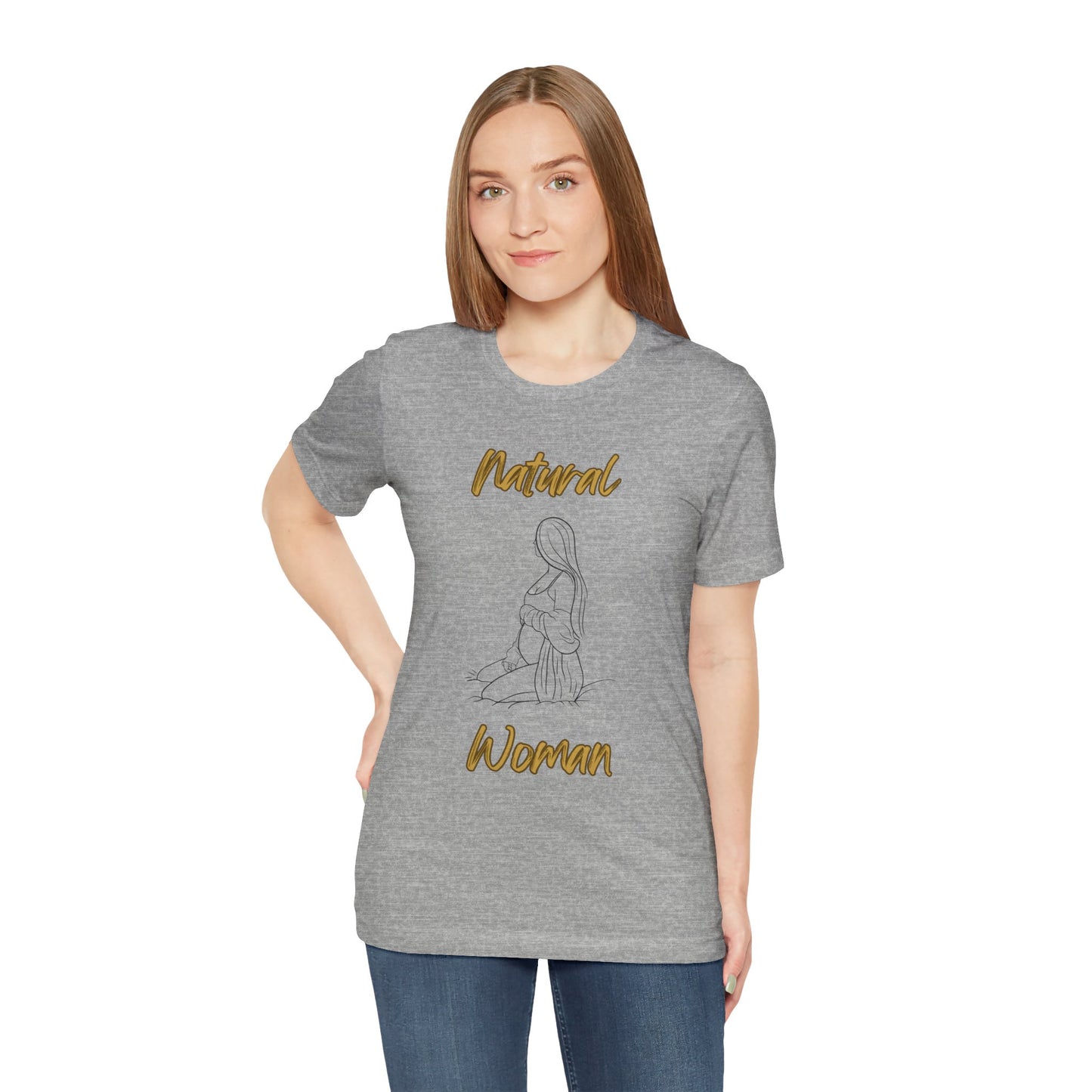 Natural Woman Expecting (BL) Short Sleeve T-Shirt