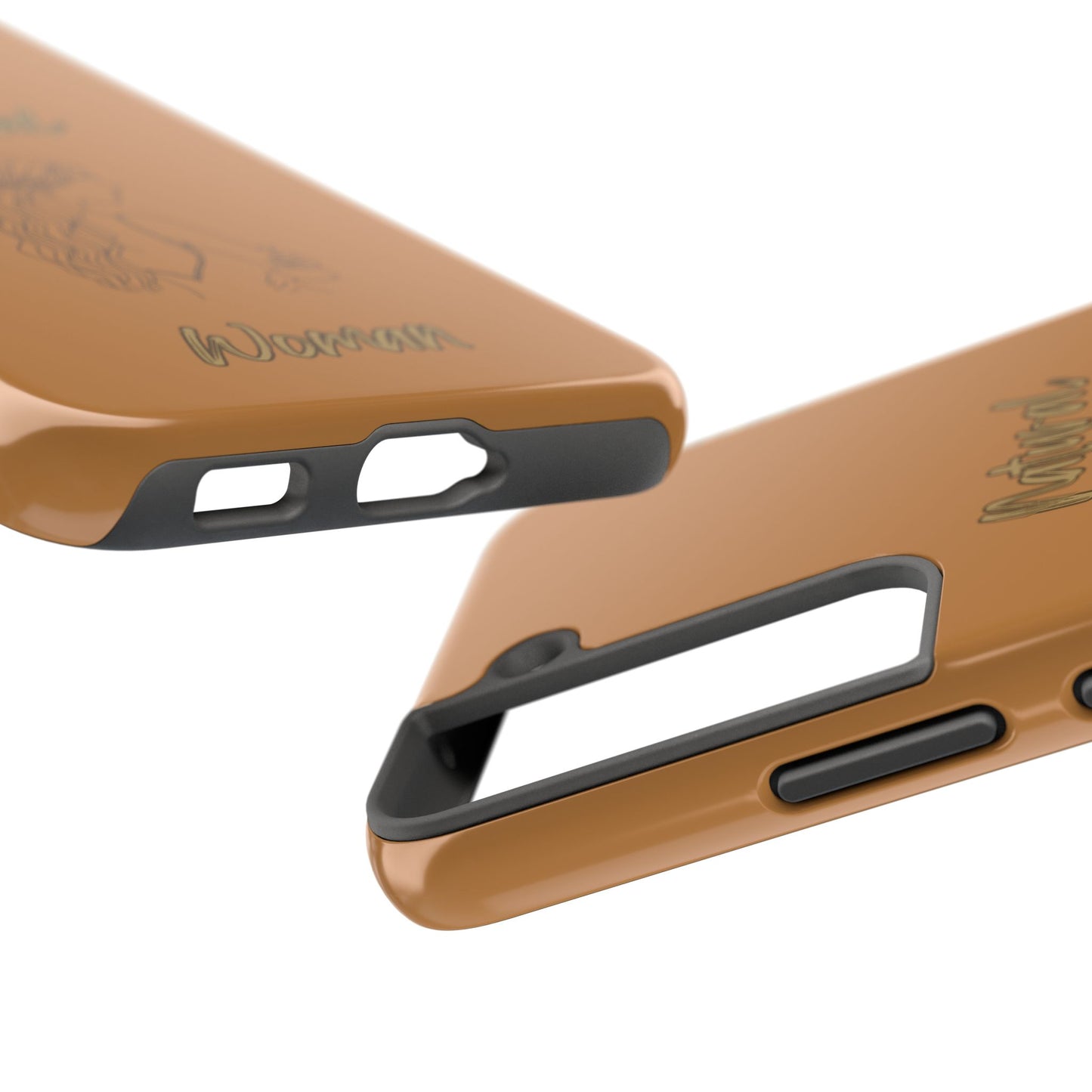 Natural Woman Young Woman (BL)Tough Phone Cases LIGHT BROWN