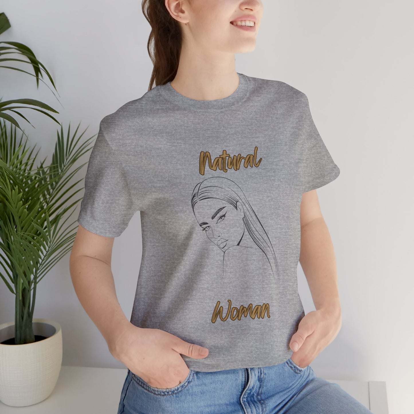 Natural Woman The Stare (BL) Short Sleeve T-Shirt