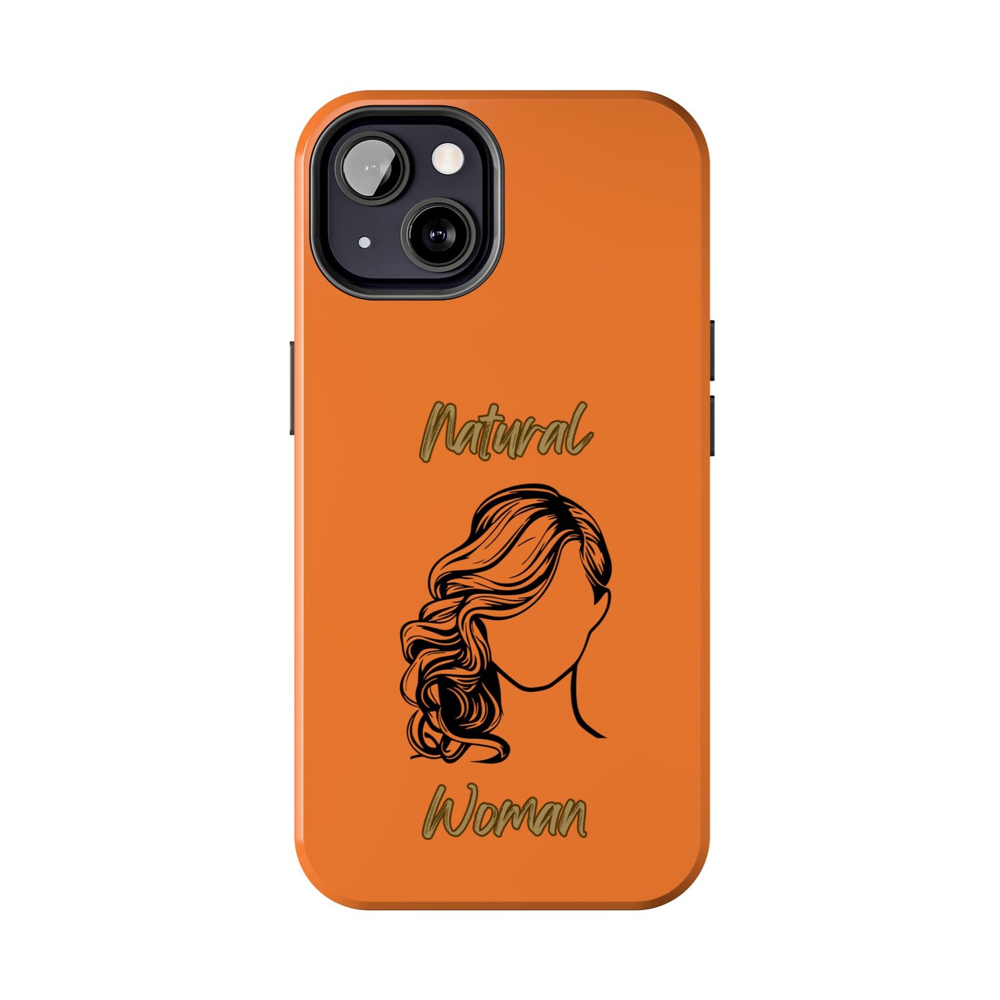 Natural Woman Long Curl (BL)Tough Phone Cases CRUSTA